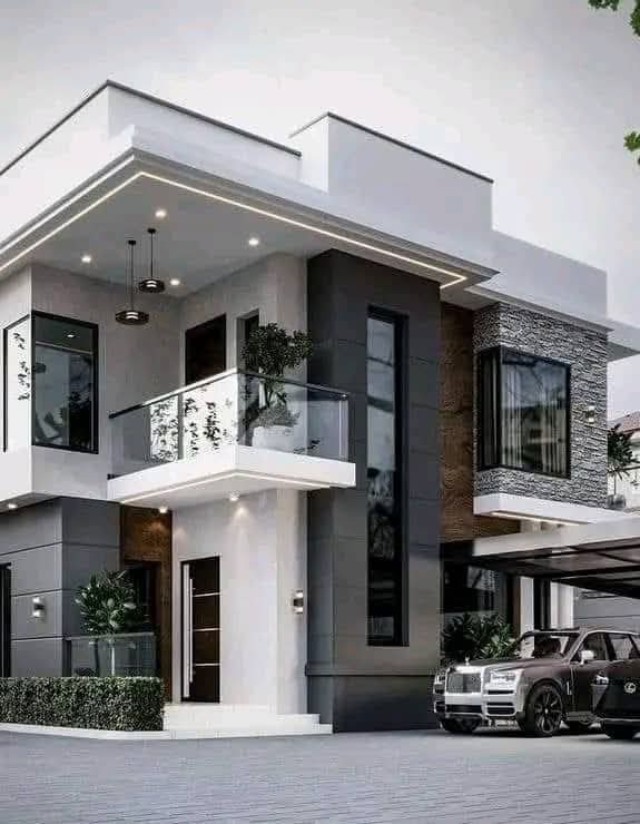 Modern house construction